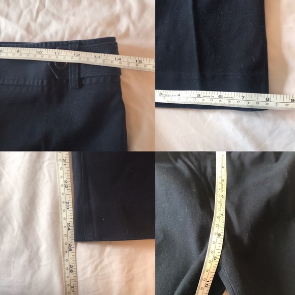 ANN TAYLOR Navy Crapri Pants, SZ 0 - Picture 7 of 7